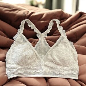 Aerie off White Lace Bralette